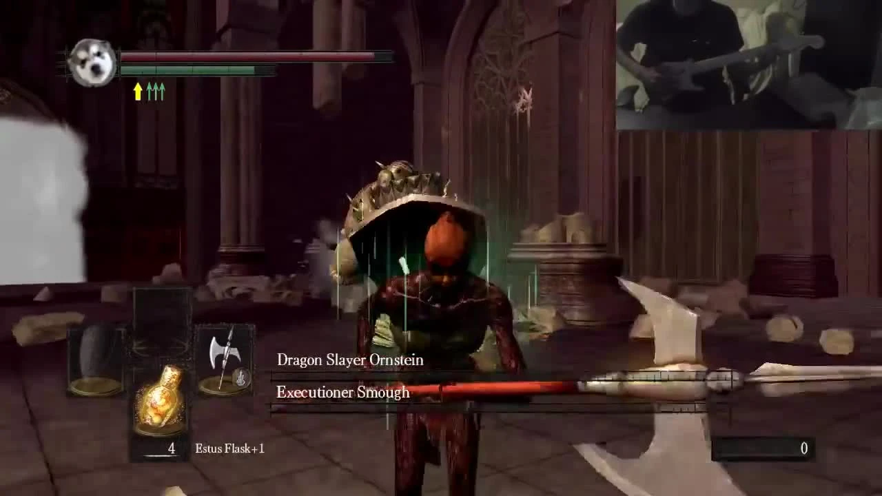 Хардкор в квадрате - Dark Souls на контроллере Guitar Hero