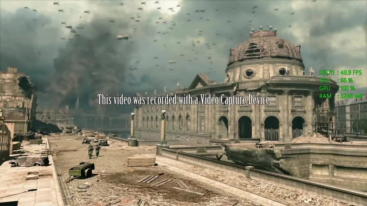 Sniper Elite V2 "Тесты производительности GeForce GTX 1050 ti - Intel Core i3-7100"