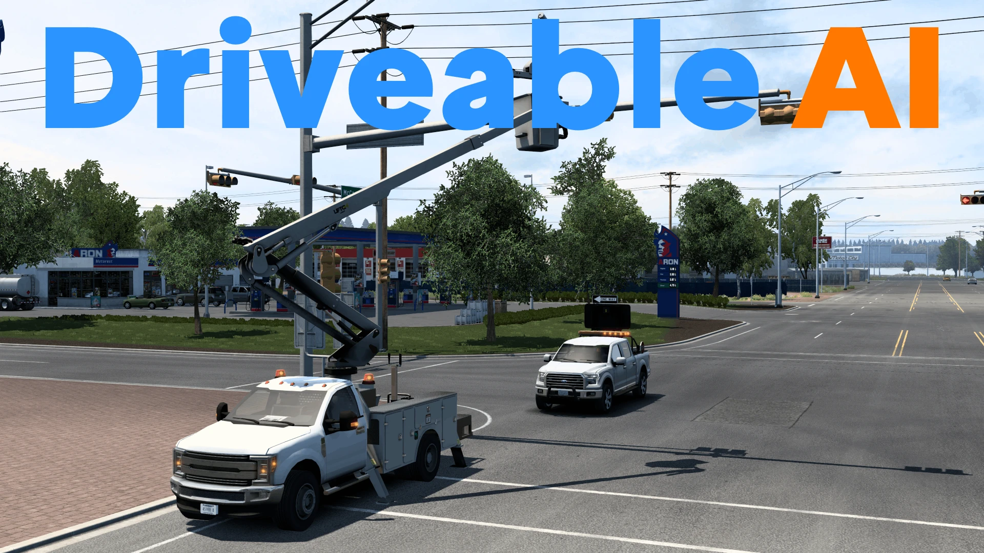 American Truck Simulator " Управляемые машины трафика" [v1.3]