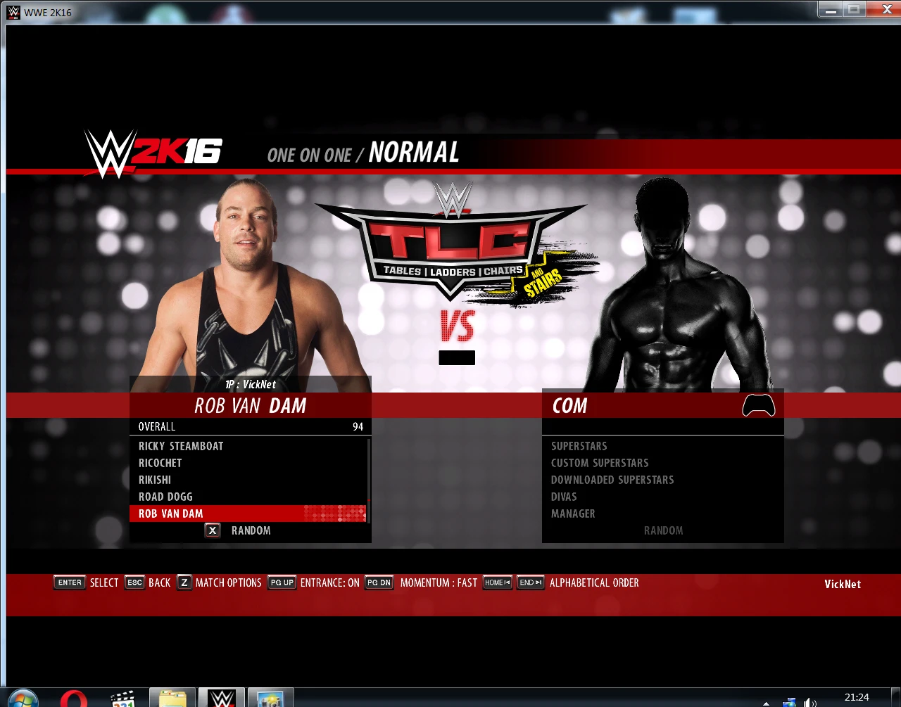 WWE 2K16 "Набор рендеров для бойца RVD"