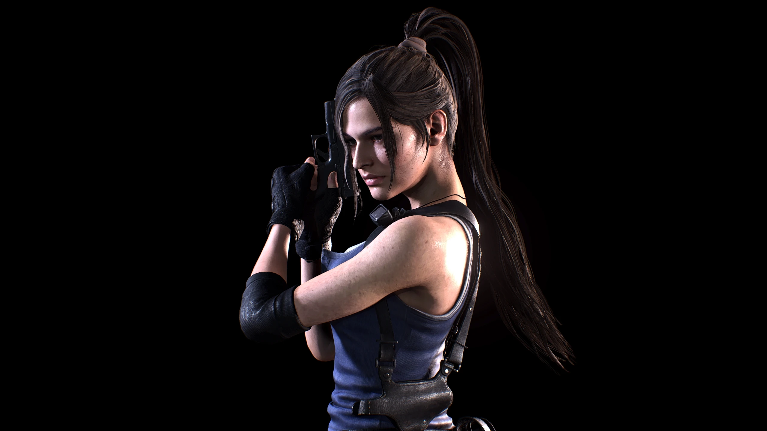 Resident Evil 3 "Джилл с длинным хвостом" [v1.1] {Grogu}