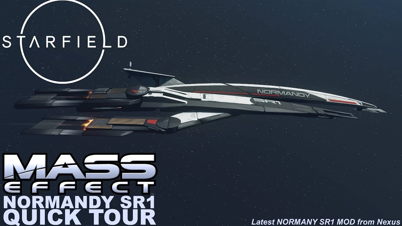 Starfield "Normandy SR-1 из Mass Effect"