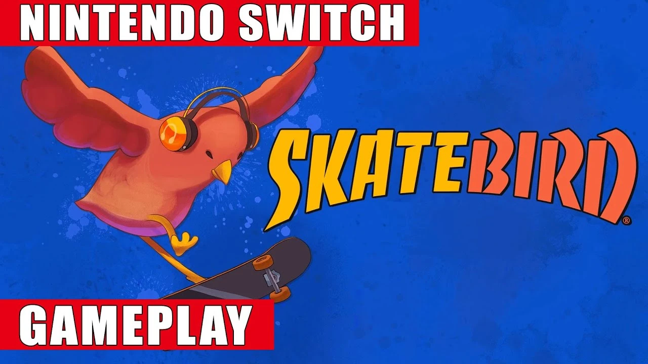Запись игрового процесса Switch-версии Skatebird