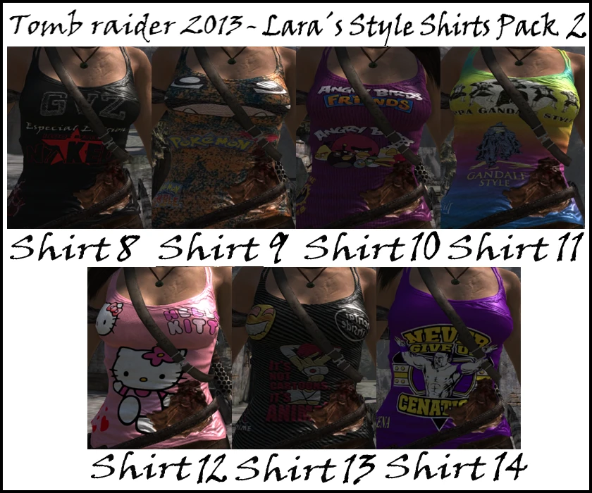 Tomb Raider "Новая одежда и прически"