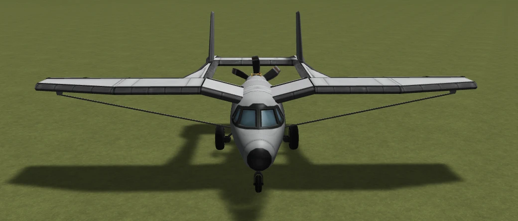 Kerbal Space Program "Самолёт Cessna Skymaster для различных трюков"