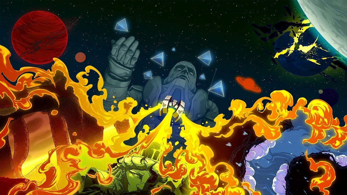 Вышел геймплейный трейлер и демоверсия Lunar Lander Beyond