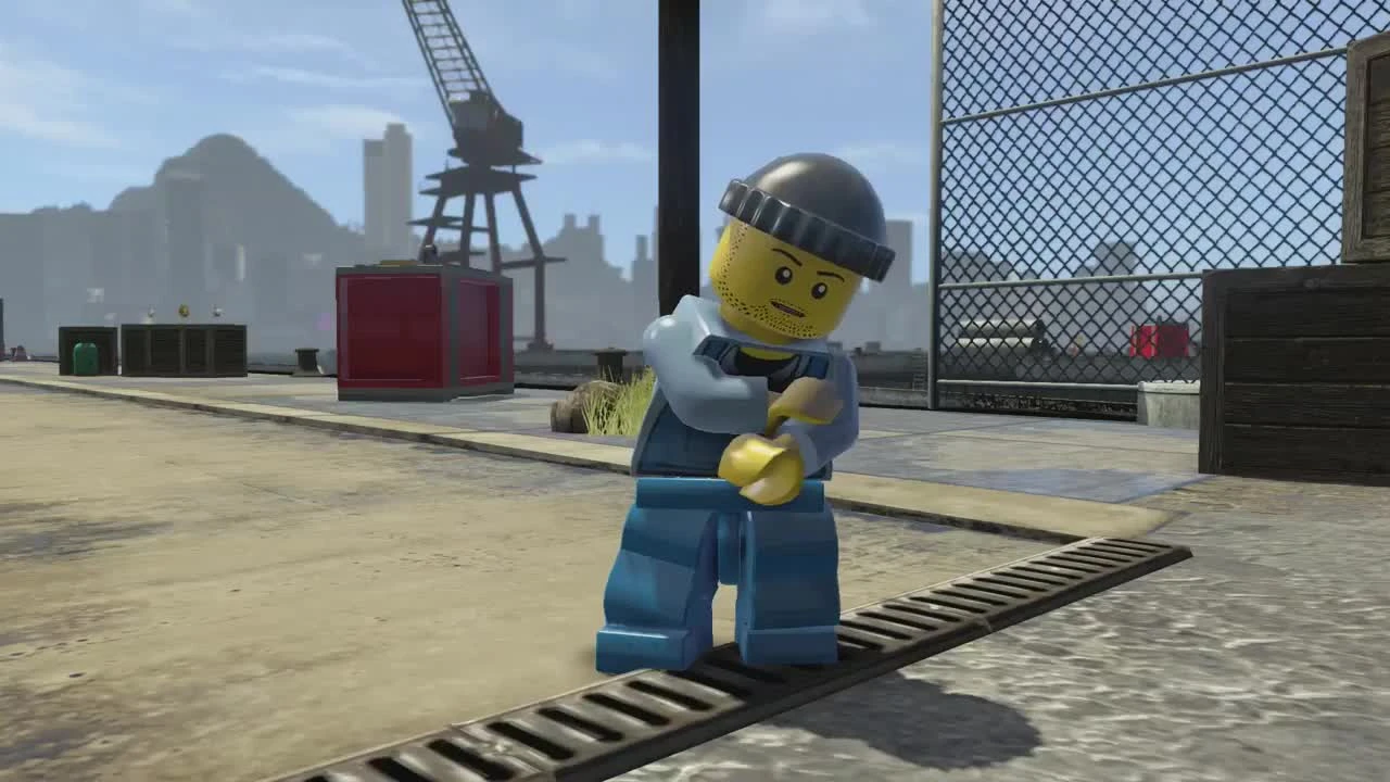 GTA в мире ЛЕГО! ПАСХАЛКИ и открытый МИР! ТЮРЬМА АЛЬКАТРАС - LEGO City Undercover