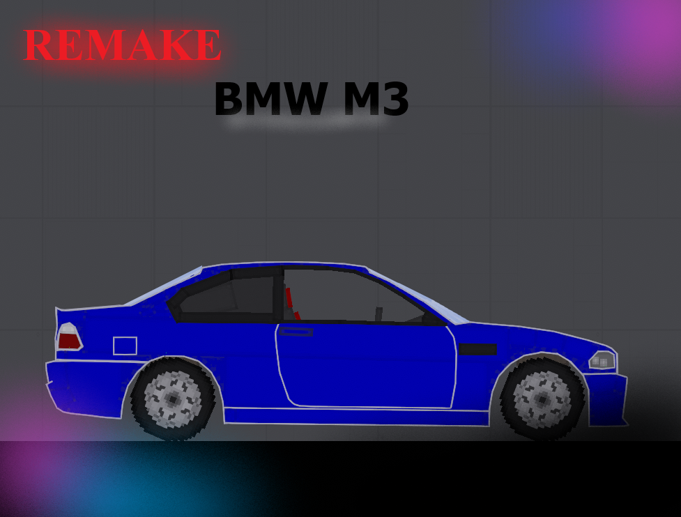 People Playground "BMW M3 - машина для игровых сценок REMAKE" [1.27.5+]