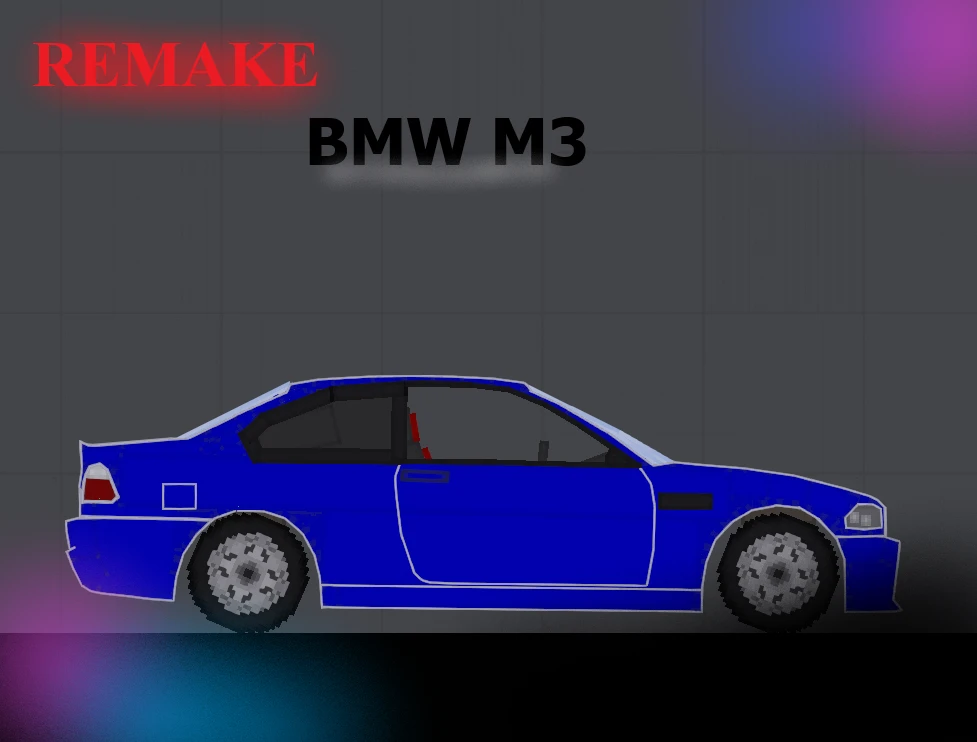 People Playground "BMW M3 - машина для игровых сценок REMAKE" [1.27.5+]