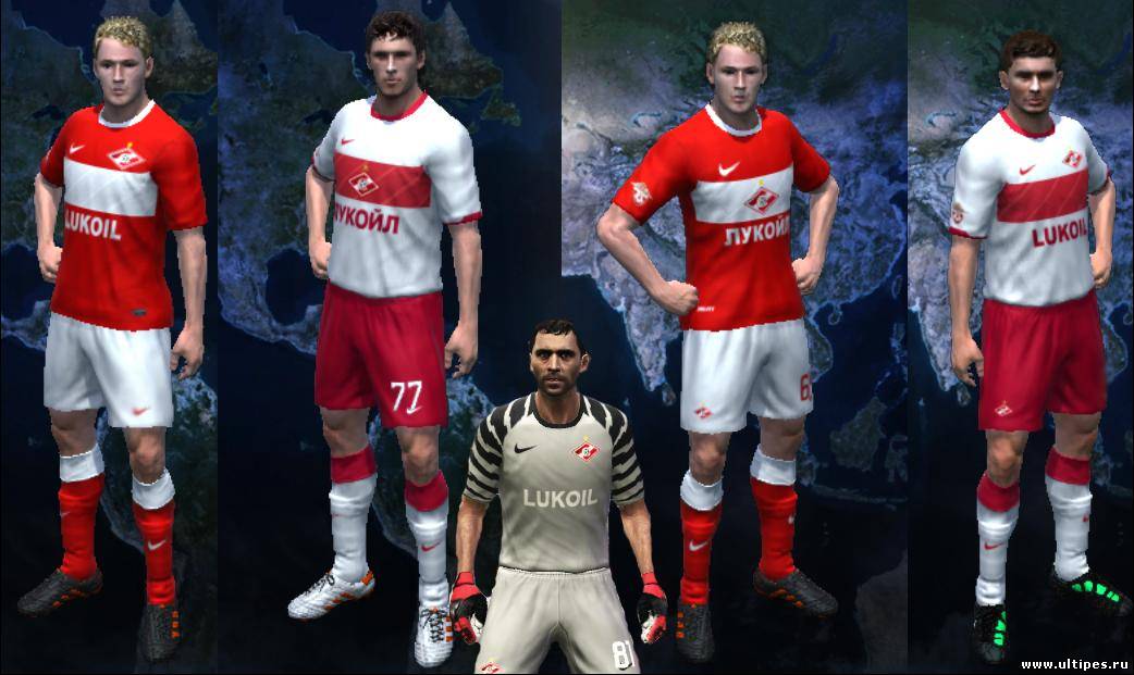 PES 2011 "Kit Spartak Moscow 2011 in GDB"