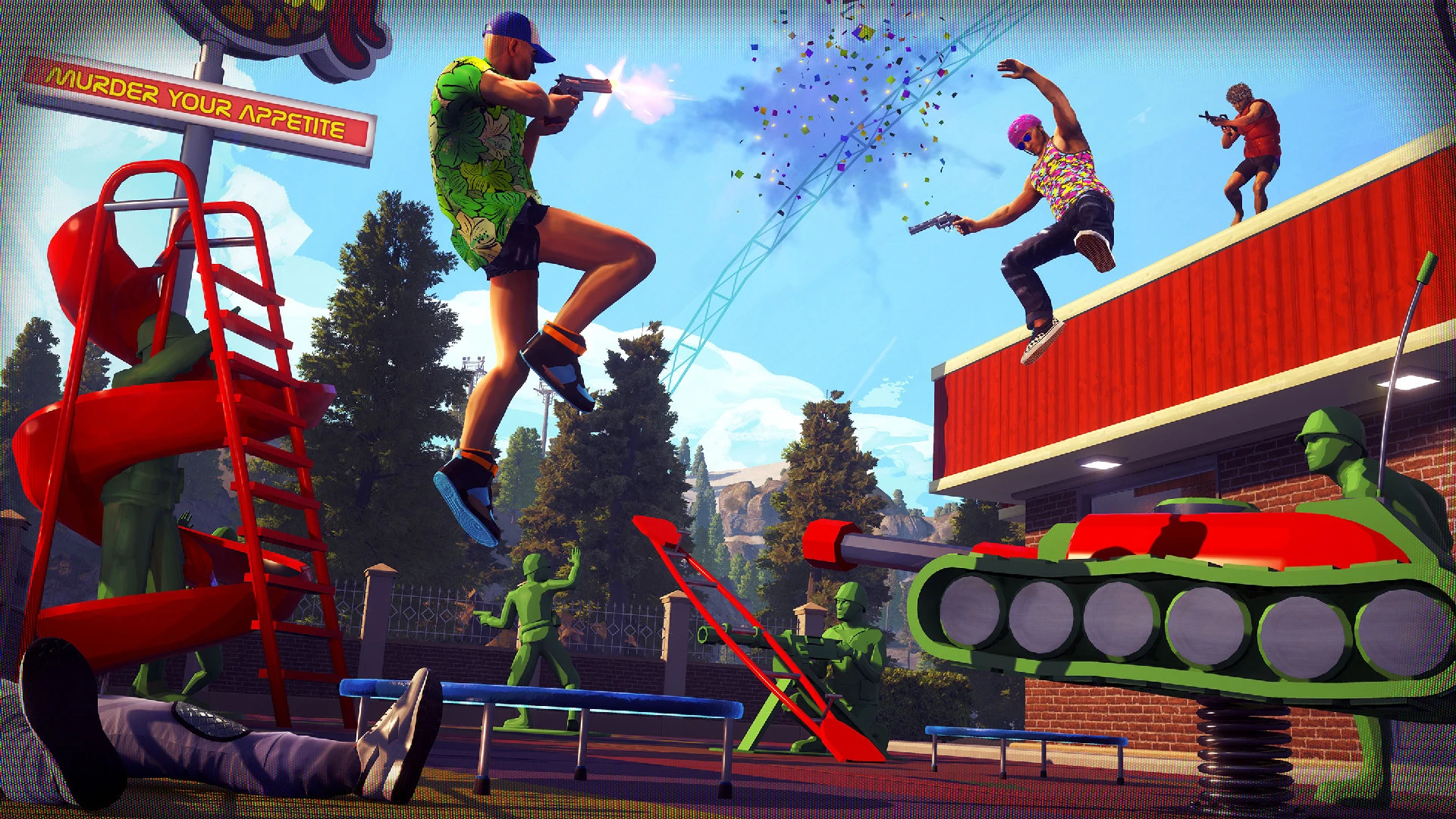 Пиковое число игроков Radical Heights ненамного выше, чем в LawBreakers