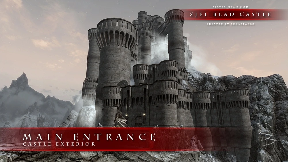 Elder Scrolls 5: Skyrim "Замок Сьел Блад - Cjel Blad Castle v1.44c"