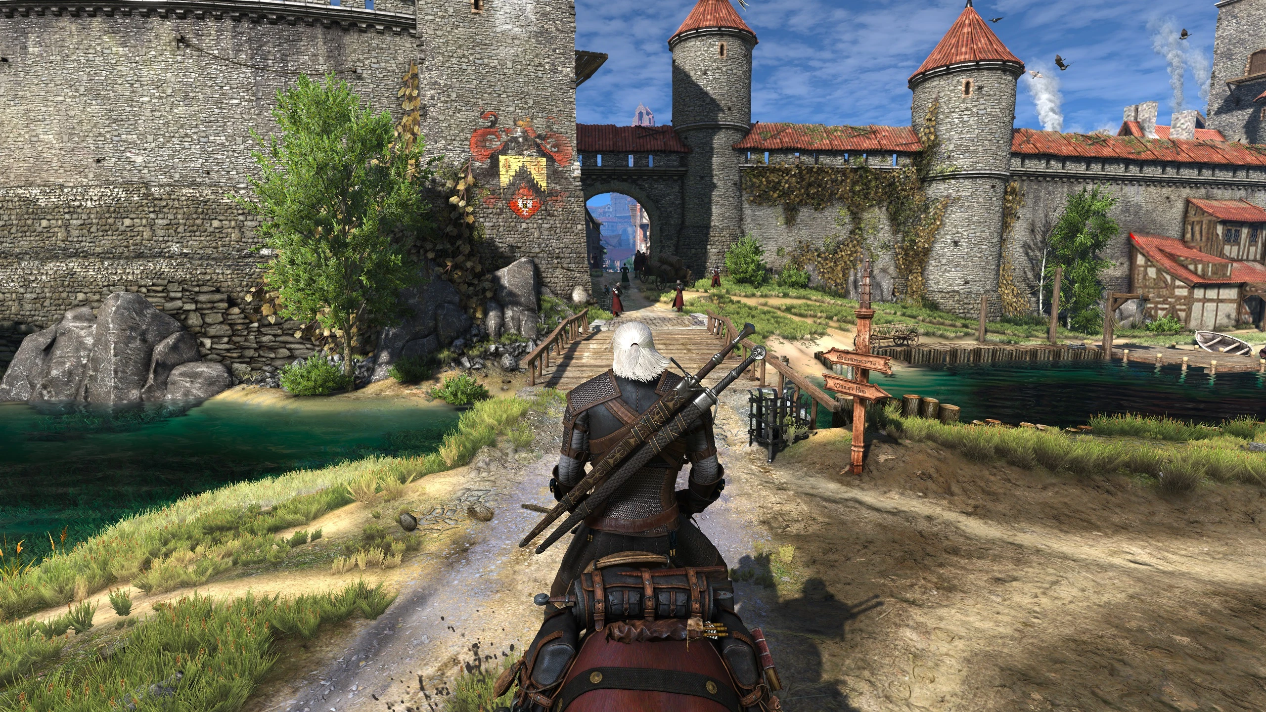 The Witcher 3 "Позиция мечей как на Е3"