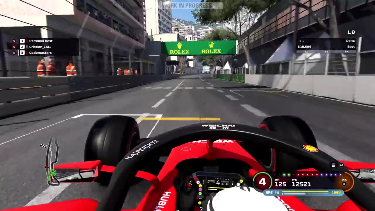 F1 2019 Геймплей - Ferrari в Монако