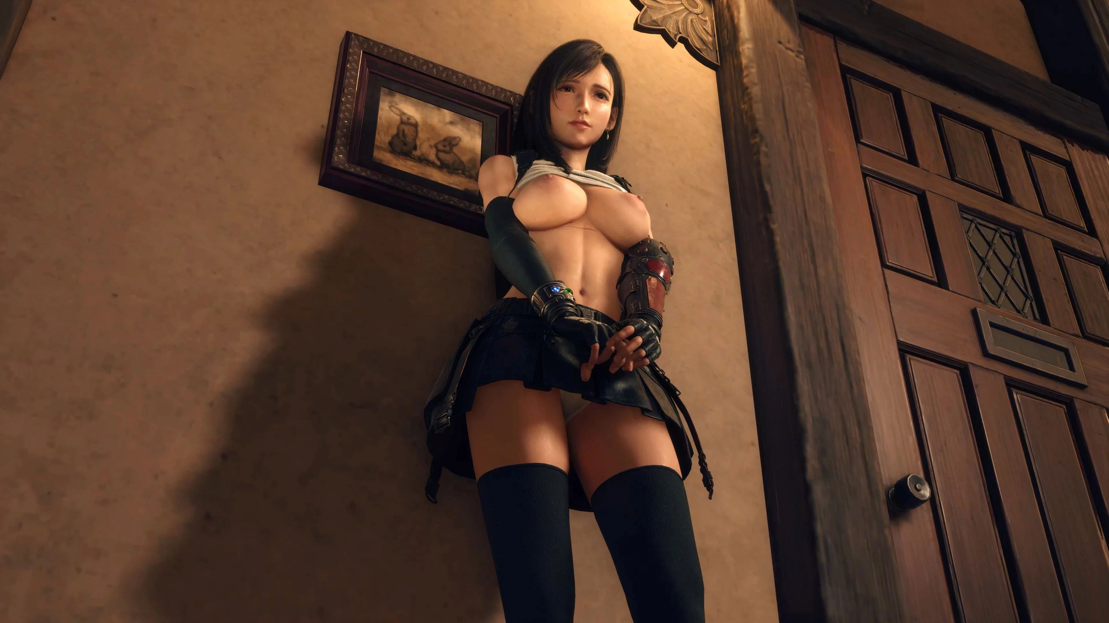 Final Fantasy 7 Rebirth "Раздетая Тифа"