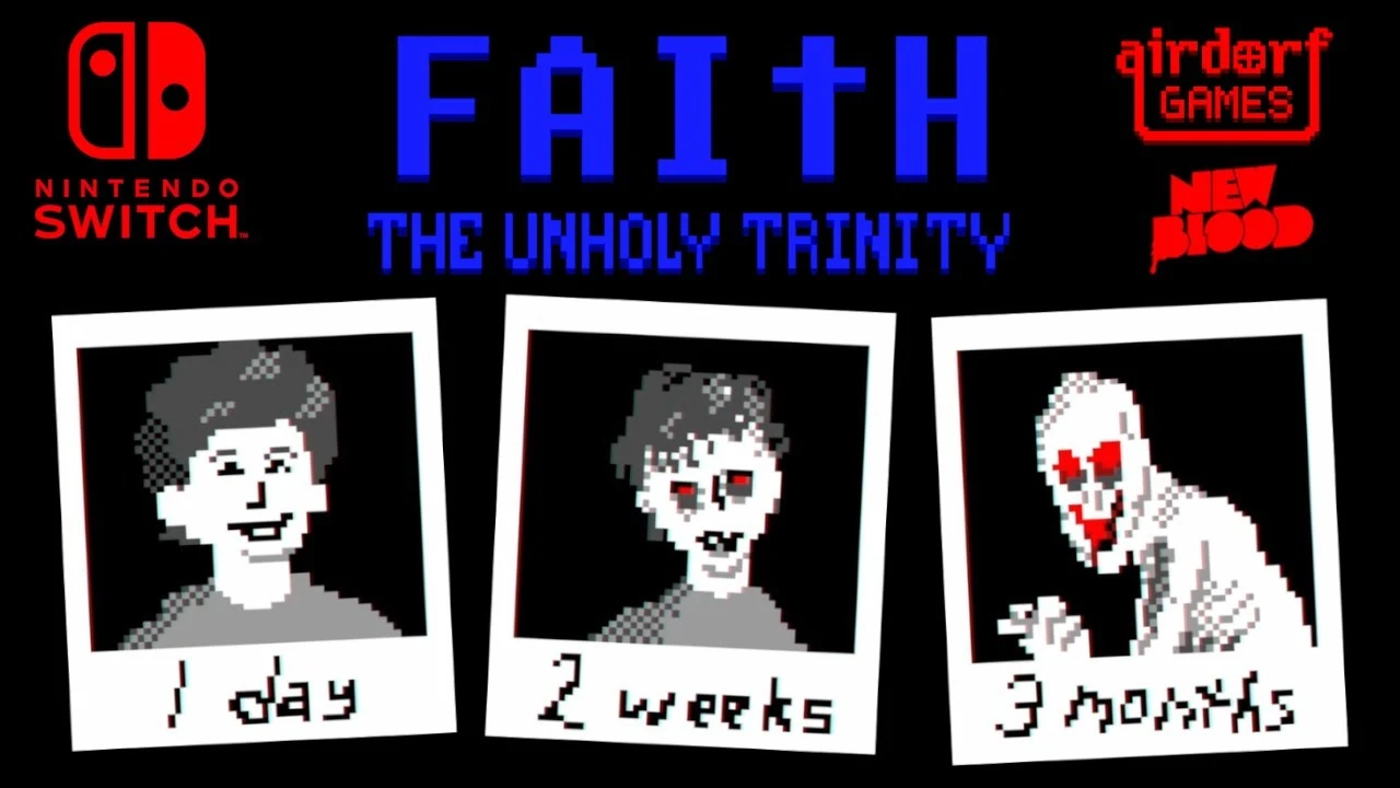 Пиксельный хоррор FAITH: The Unholy Trinity прибудет на Switch 10 октября