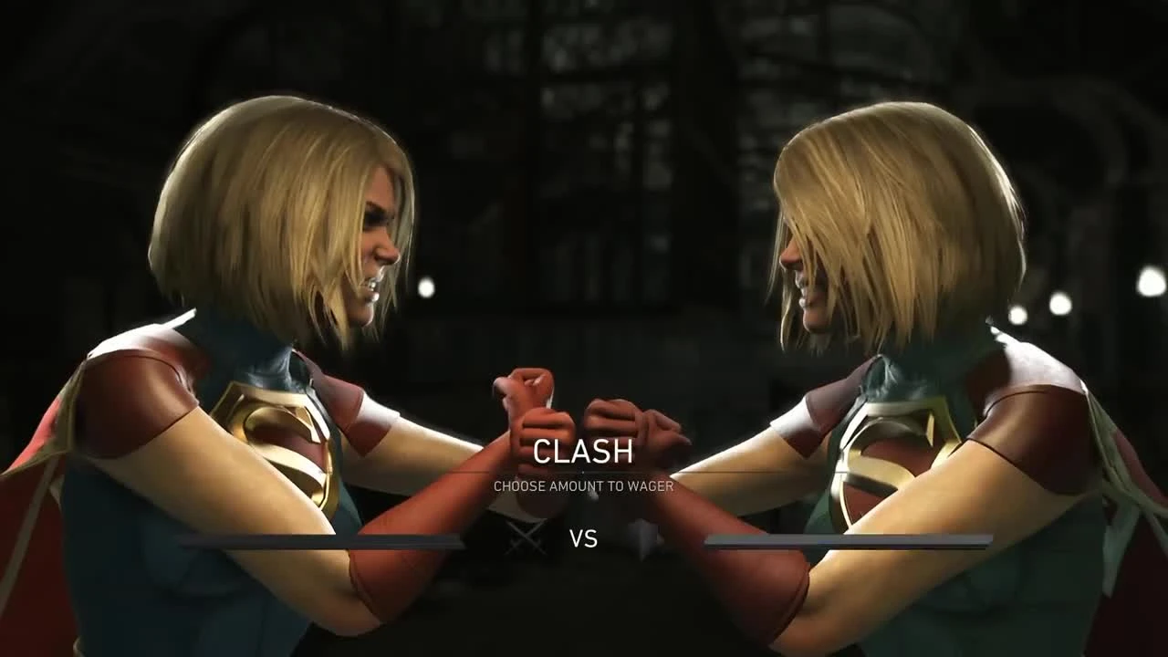 Injustice 2: Персонажи пробивают столкновение