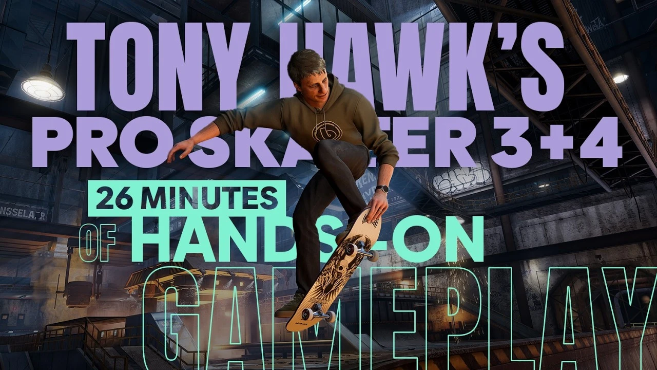 Двадцать шесть минут геймплея Tony Hawk's Pro Skater 3 + 4