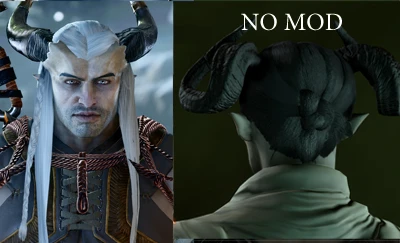 Dragon Age: Inquisition "Длинные волосы для мужчин кунари"