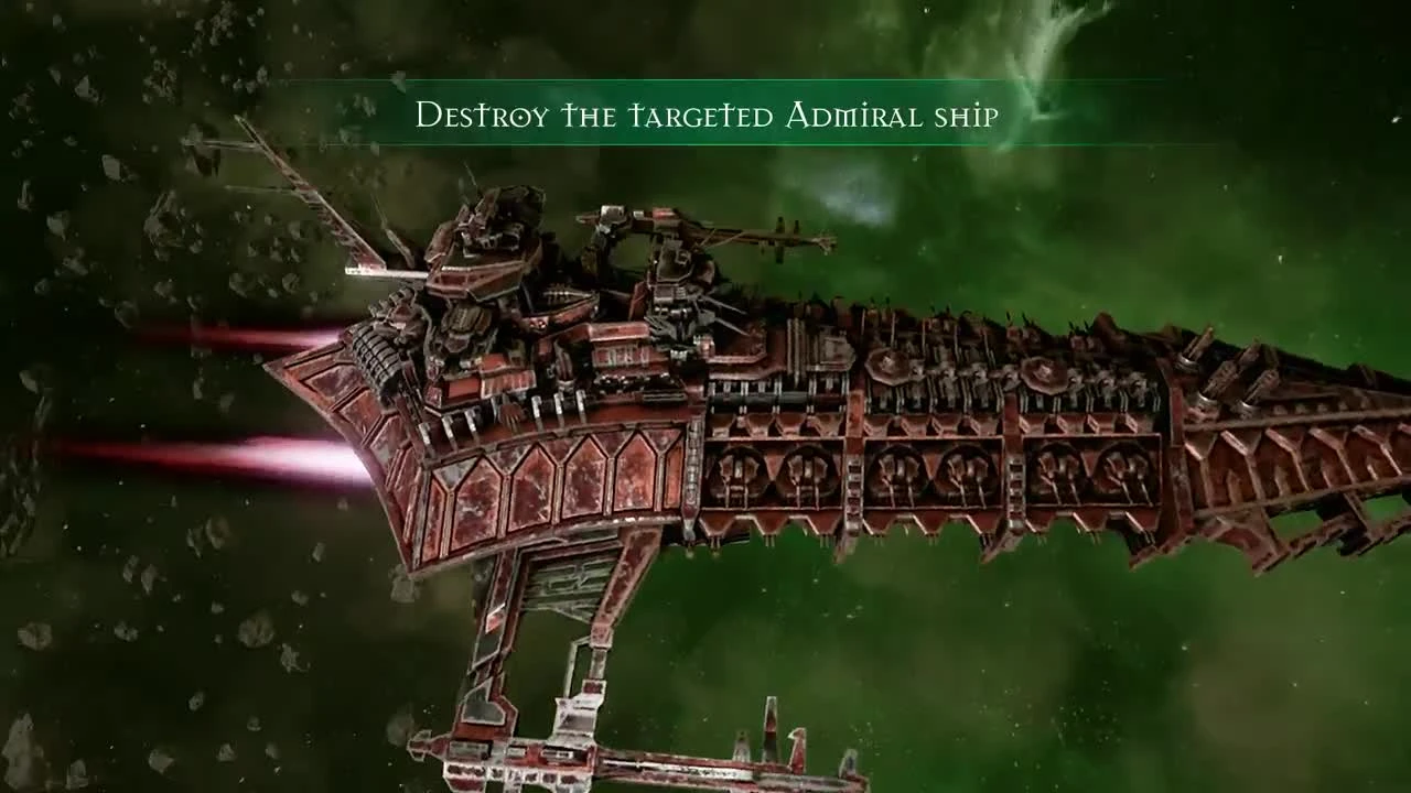 Battlefleet Gothic Armada "прохождение на русском уничтожить Terminus Est глава 04 - Ч10 обзор"