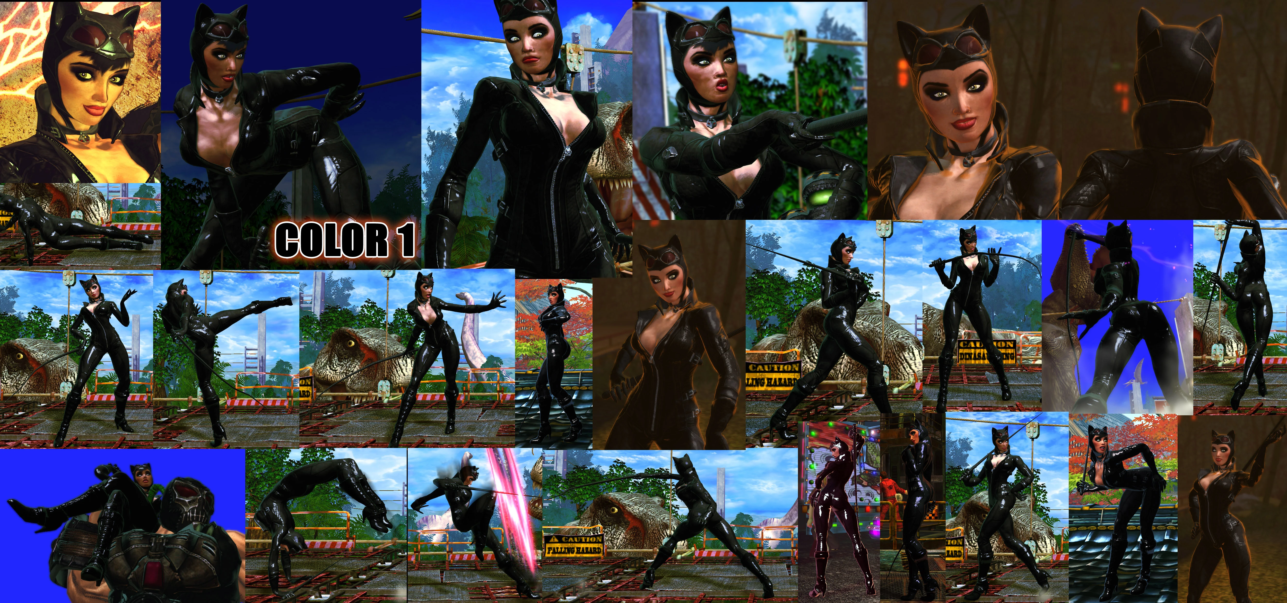 Street Fighter X Tekken "POISON - CATWOMAN (ARKHAM CITY)"