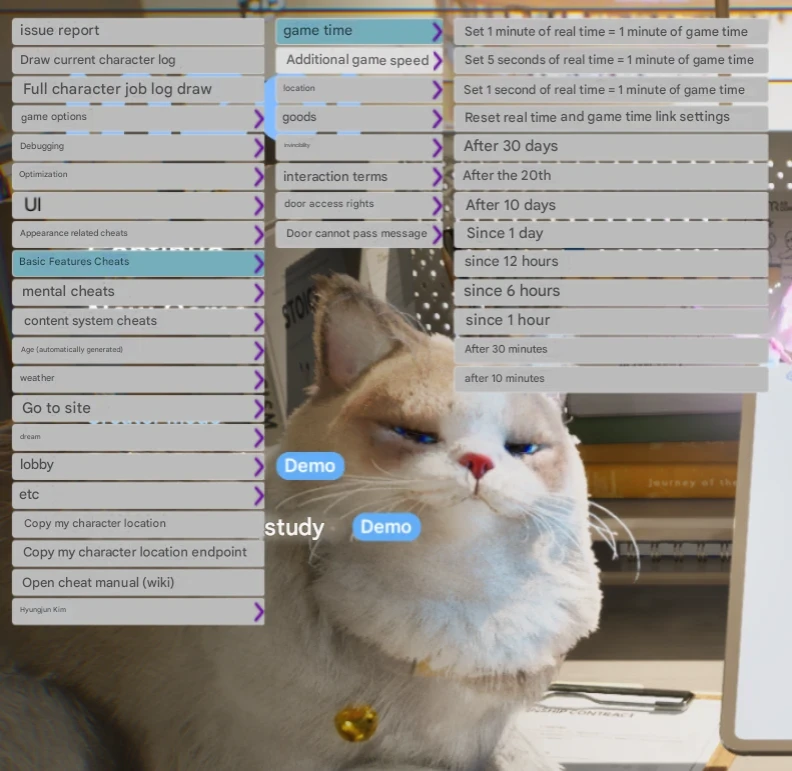 inZOI "Мод меню"