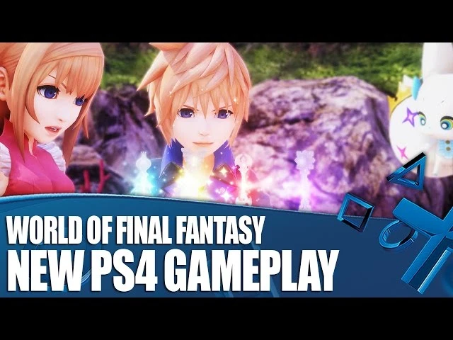 10 минут умилительного игрового процесса из World of Final Fantasy для PS4