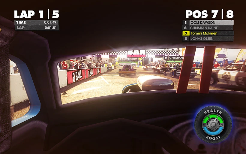 DiRT Showdown "Cockpit Camera Demo (Вид из кабины)"