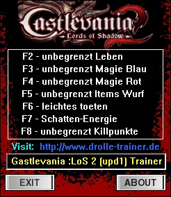 Castlevania: Lords of Shadow 2 ~ Revelations: Трейнер/Trainer (+7) [1.0] {dR.oLLe}