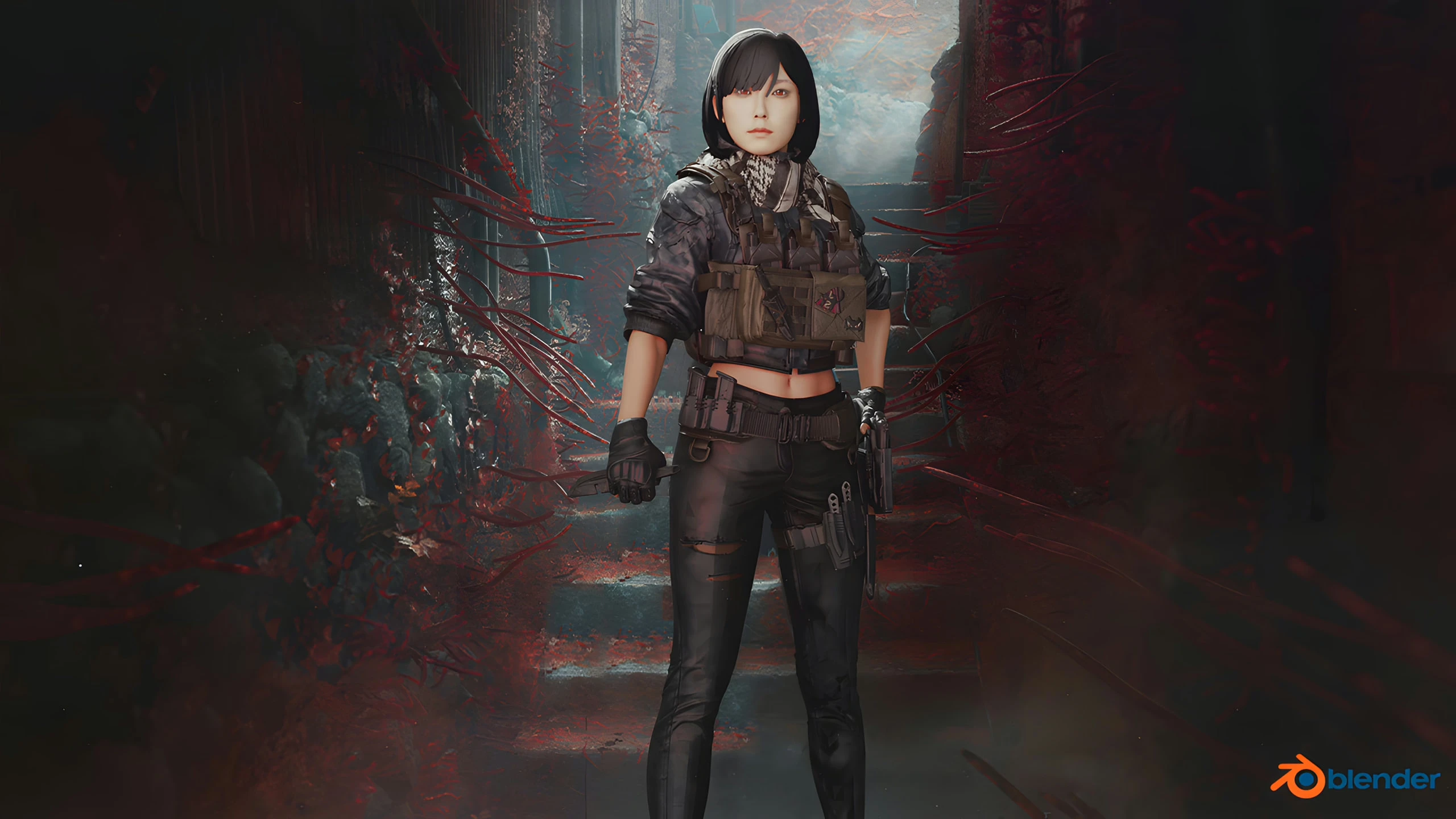 Silent Hill f "Бронированная Хинако Дельта Форс"