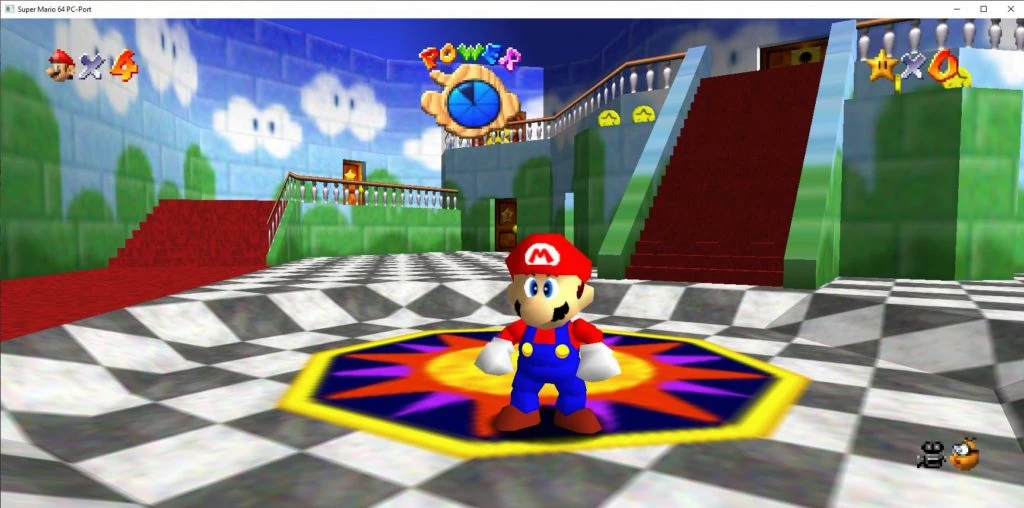 Состоялся релиз Super Mario 64 PC - 4К и поддержка широких экранов в комплекте