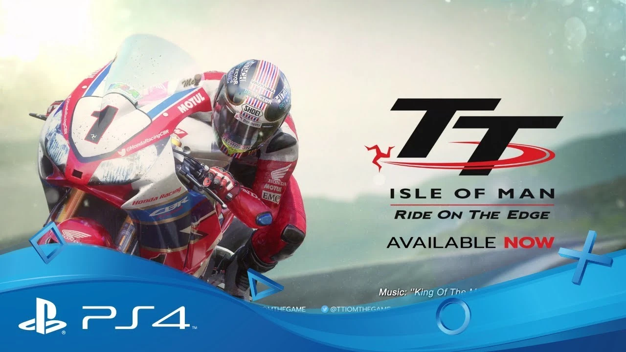 Симулятор мотогонок Tourist Trophy Isle of Man вышел на PS4 и XB1, попутно получив два трейлера