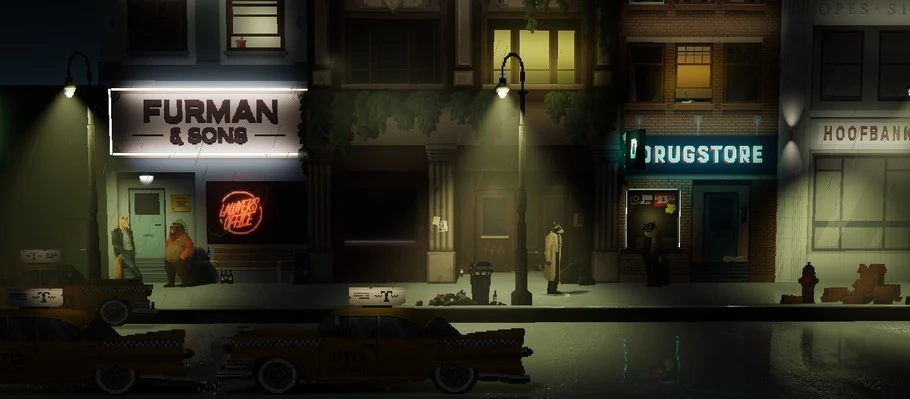 Стильные нуарные приключения енота-детектива Backbone выйдут на PS4, XOne и Switch в июле 2019