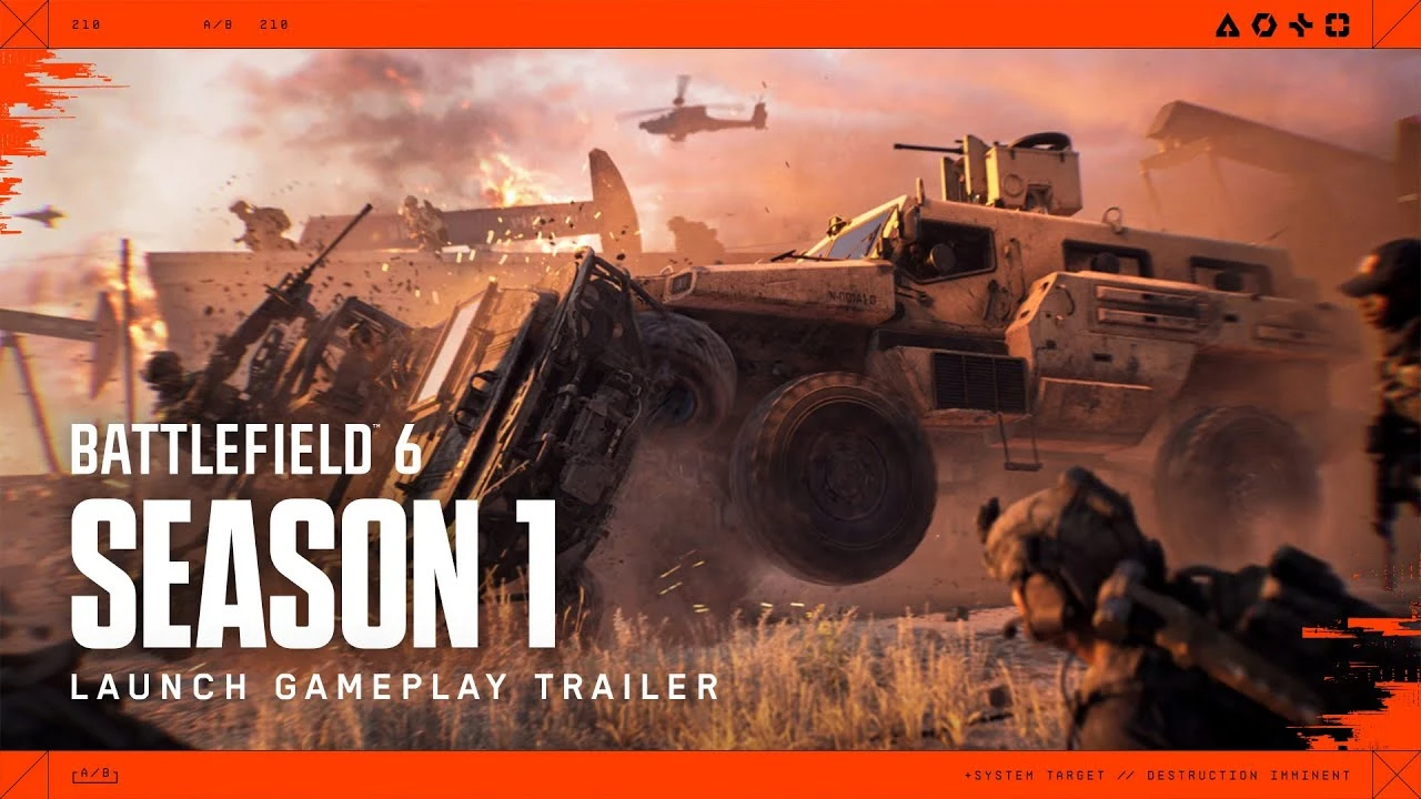 Взрывной трейлер первого сезона Battlefield 6 подтвердил дату запуска 28 октября