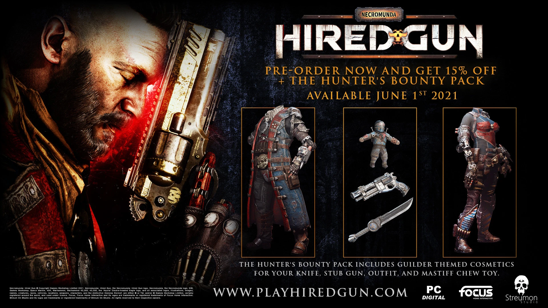 В Steam открылся предзаказ Necromunda: Hired Gun