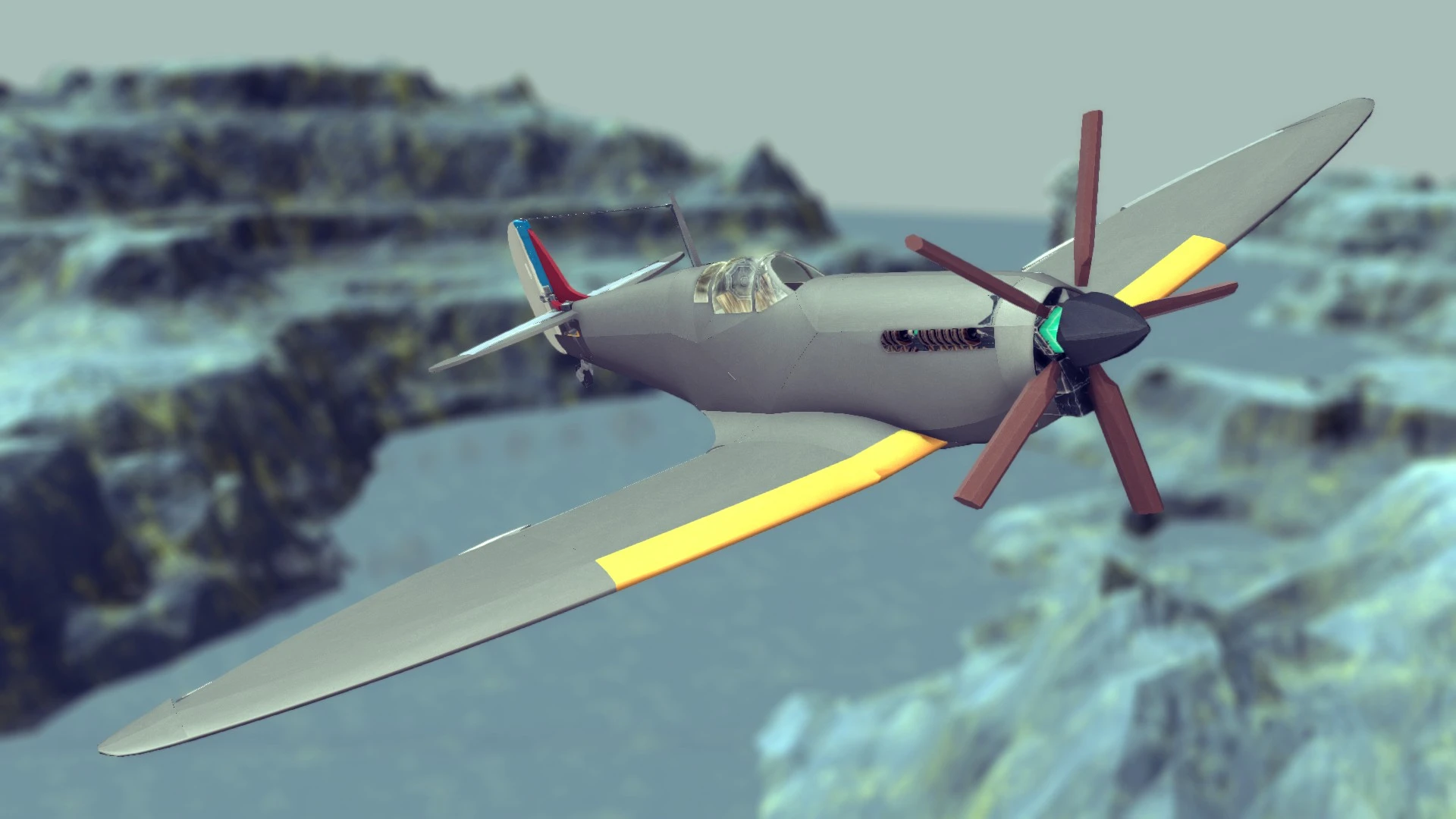 Besiege "Полностью механический самолет'