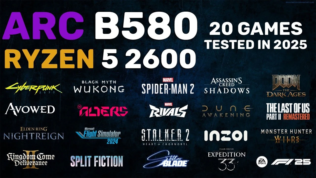 Stellar Blade, Spider-Man 2 и S.T.A.L.K.E.R. 2 - как справляется Intel ARC B580 с топовыми играми