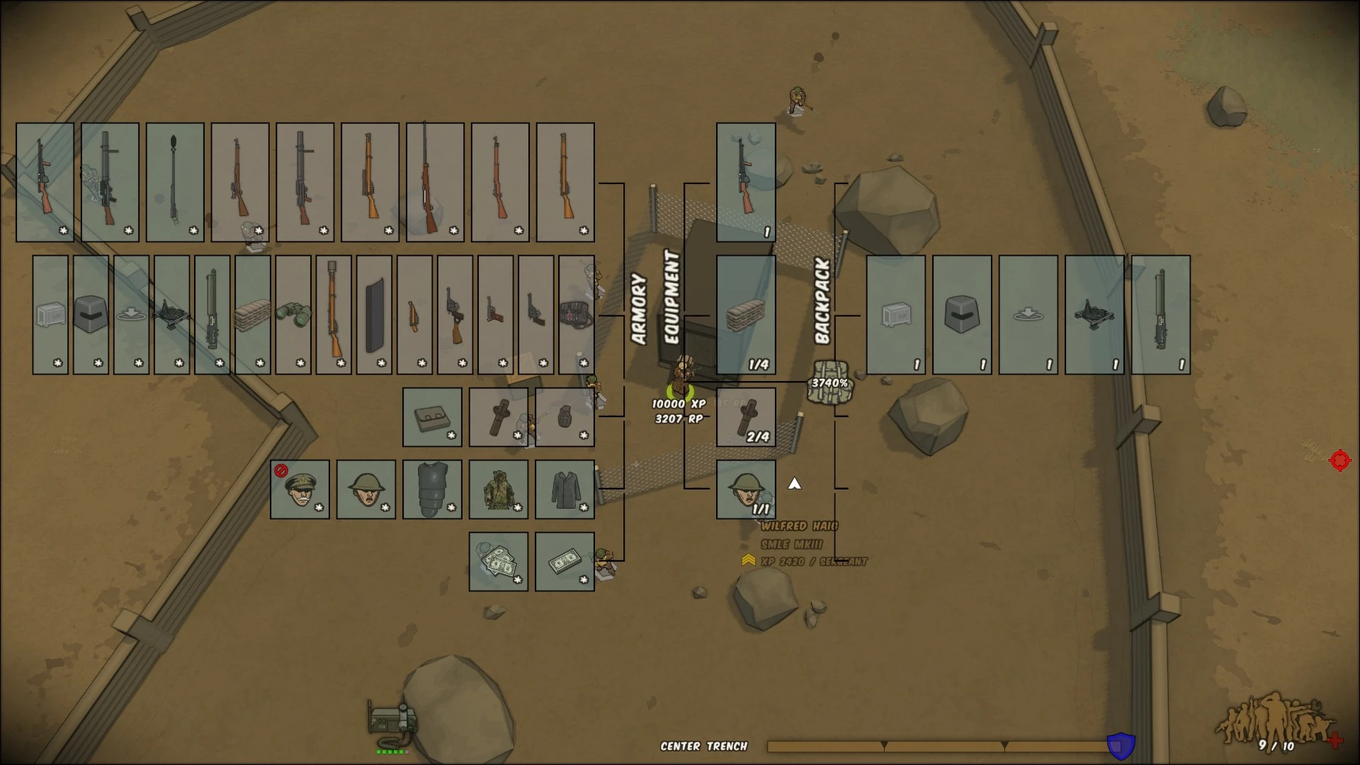 Running With Rifles "Опора траншеи"