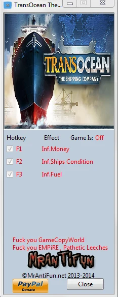 TransOcean The Shipping Company: Трейнер/Trainer (+3) [1.0] {MrAntiFun}
