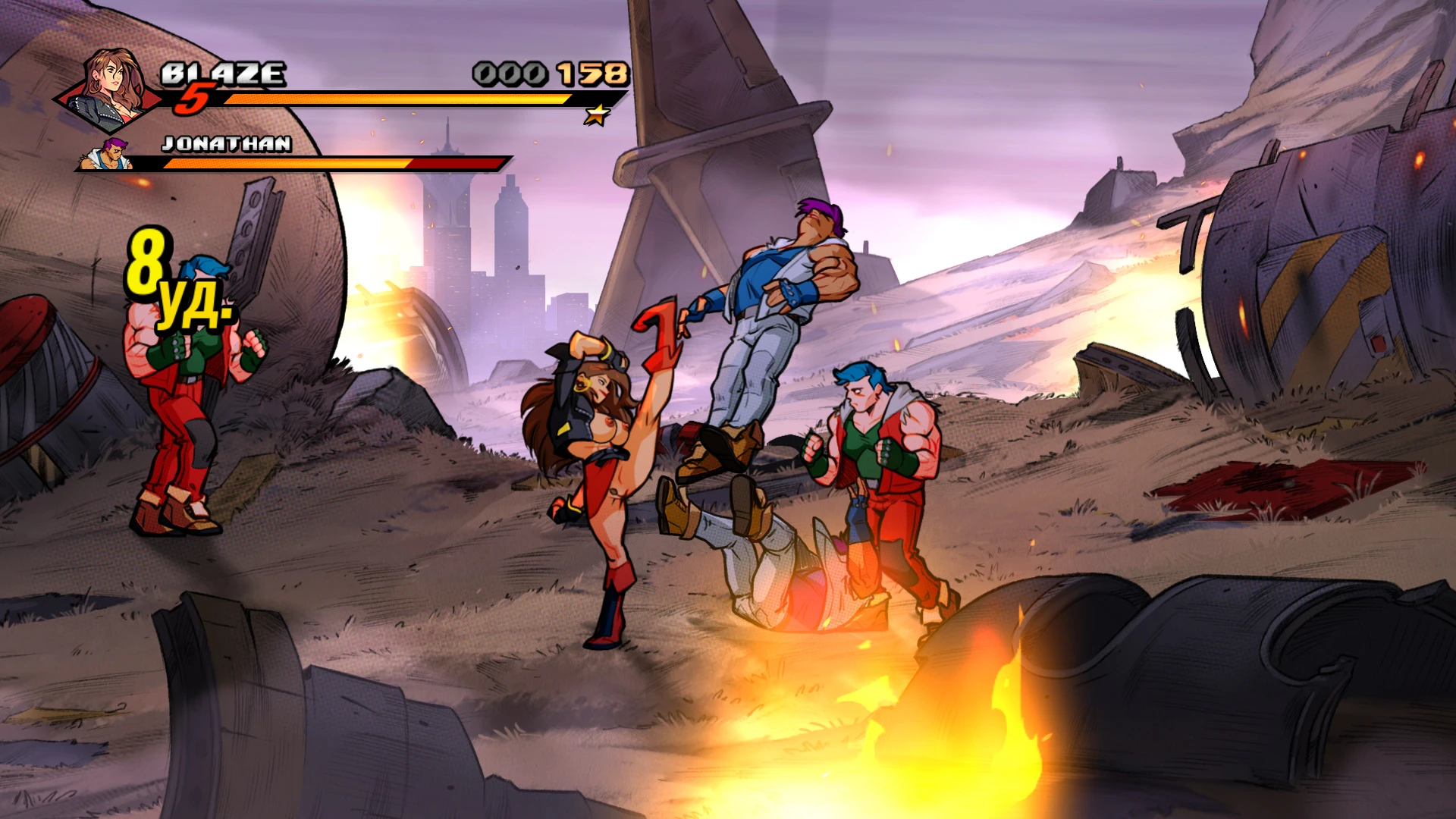 Streets of Rage 4 "Nude Blaze"