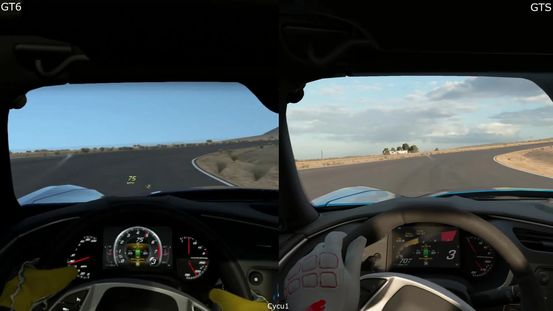 Сравнение - Gran Turismo 6 vs Gran Turismo Sport (Cycu1)