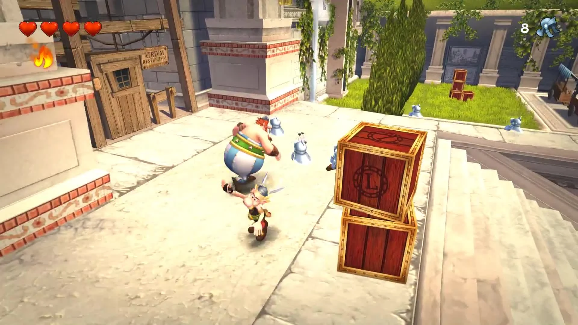 ASTERIX & OBELIX XXL 2 - Обзор геймплея (2018 PC 1080p60)