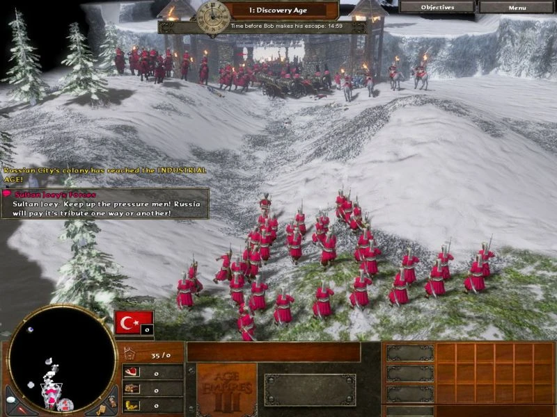 Age Of Empires 3 "Сценарий - Siege of Russia"