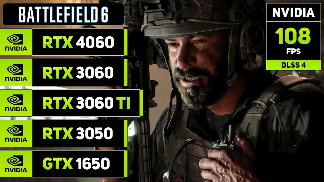 "Ничего себе оптимизация": Battlefield 6 протестировали на GTX 1650