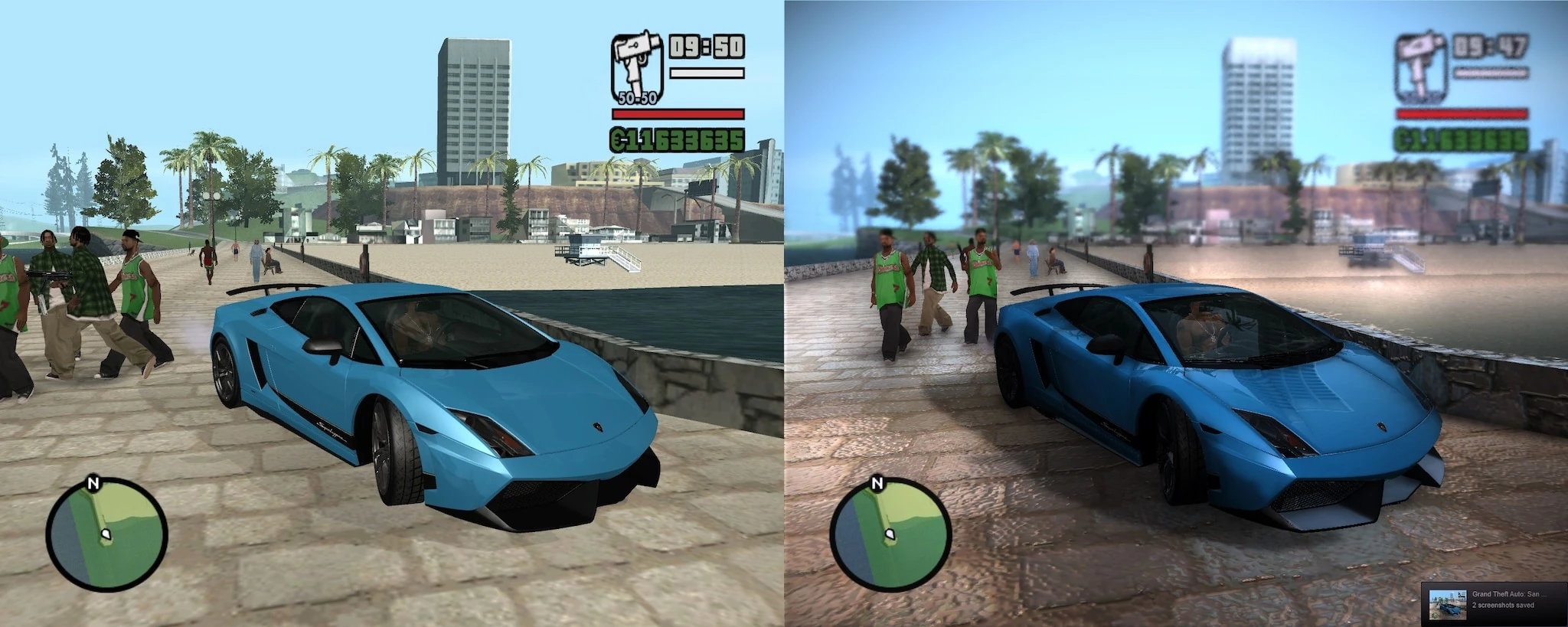 В Grand Theft Auto San Andreas улучшены все текстуры благодаря ИИ