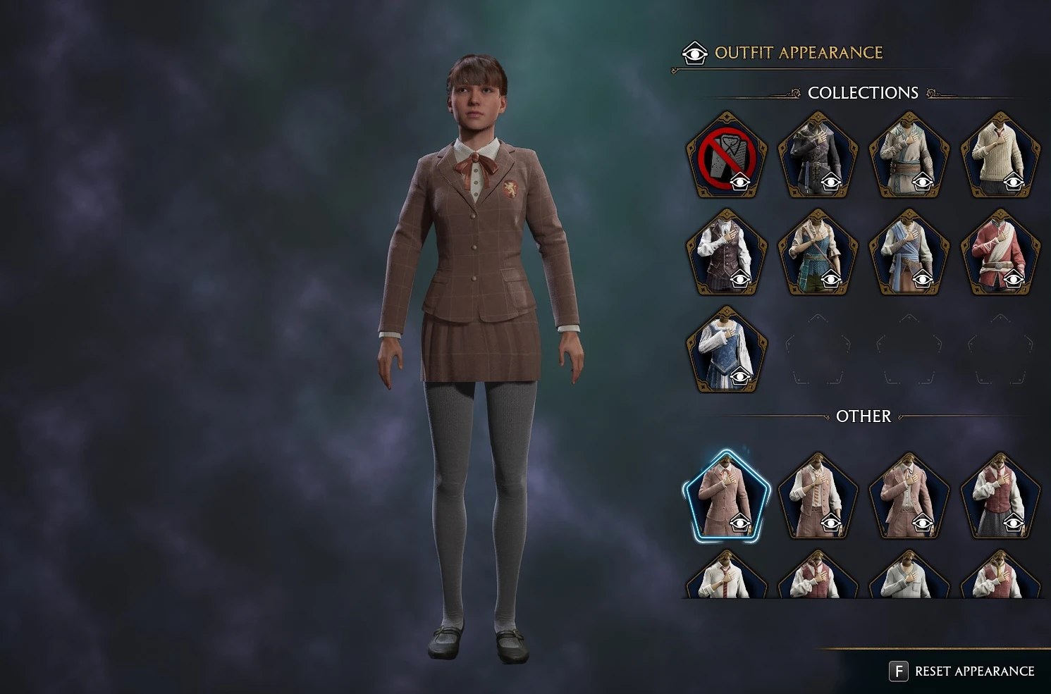 Hogwarts Legacy "Более короткая униформа для главной героини"