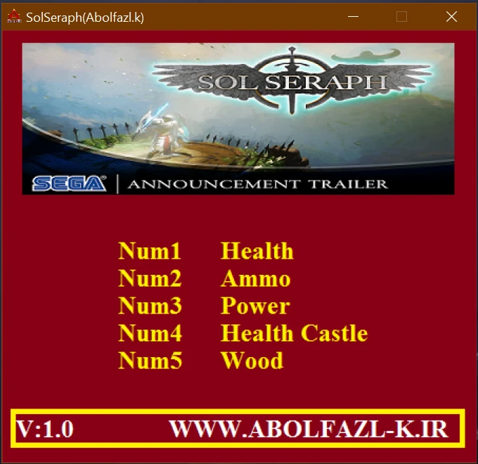 SolSeraph: Трейнер/Trainer (+5) [1.0] {Abolfazl.k}