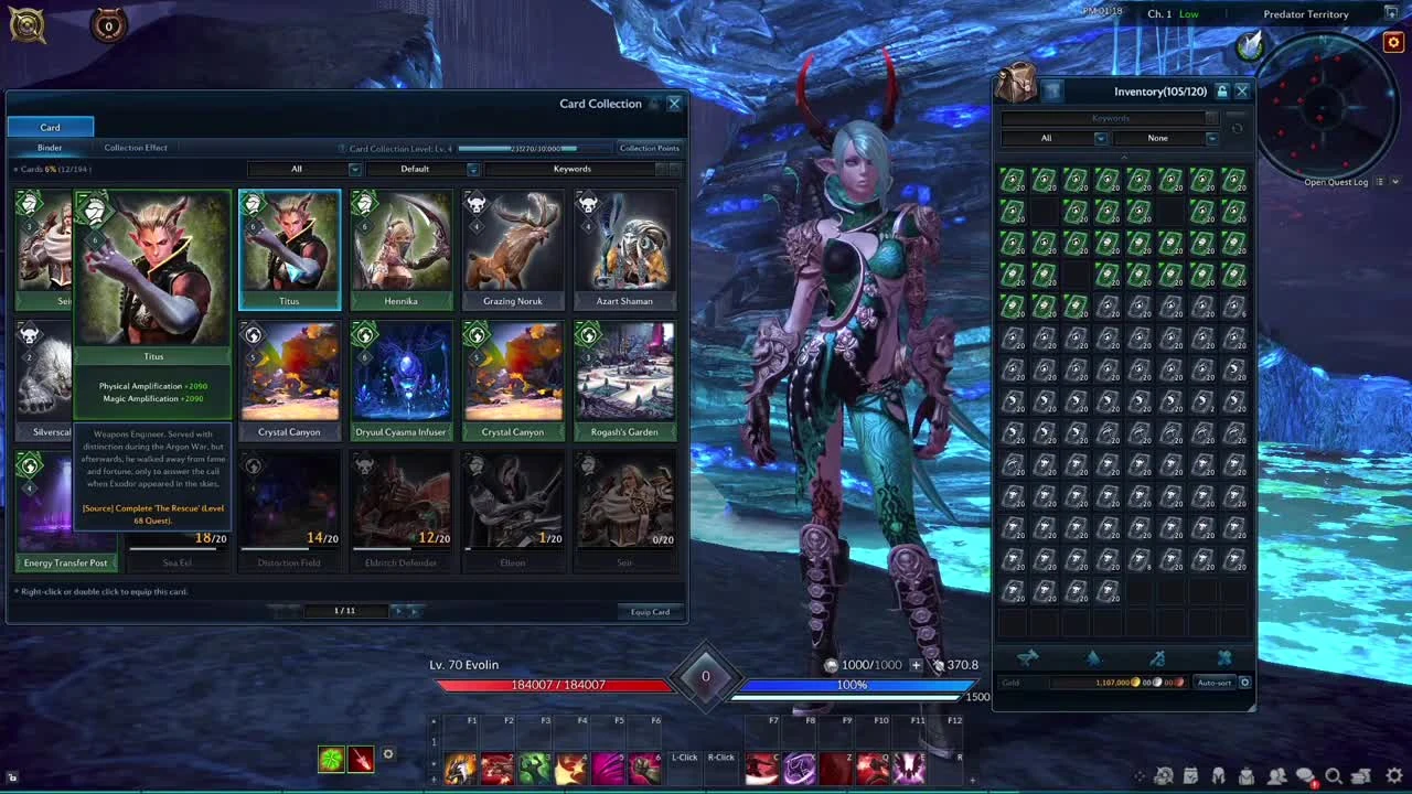 TERA: трейлер "коллекция карточек"