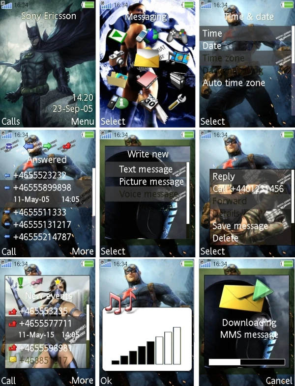 Mortal Kombat vs. DC Universe "Тема 240*320 SE(Ver.2.0)"