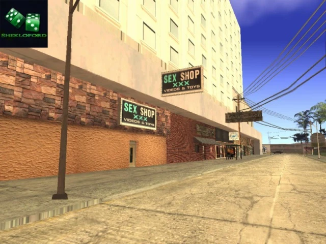 GTA SA "New Sex Shop, Bar and 24/7"